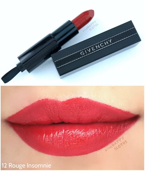 givenchy rouge interdit vinyl 12|Givenchy rouge interdit temptation lipstick.